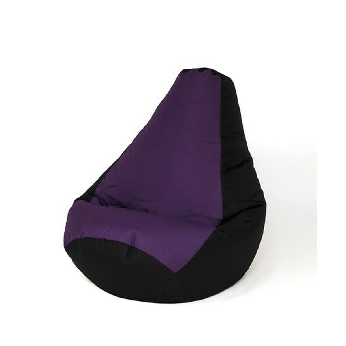 Poef GO GIFT Zwart Paars 140 x 100 cm Peer